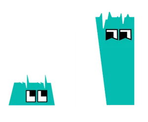 Pulsoid mascot growing taller next to an upward arrow