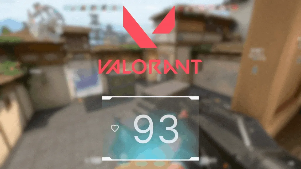 Valorant heart rate widget